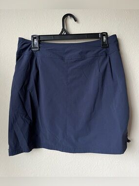 Te Verde Black Active Skort with Purple Logo
